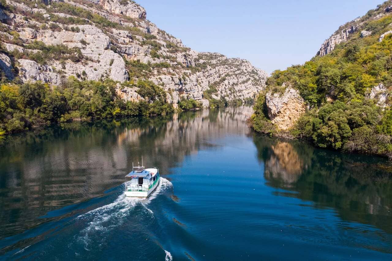 excursion en bateau sur la riviere krka (1)