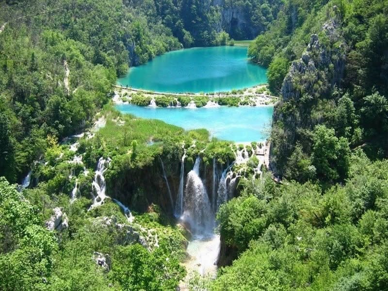 plitvice chutes des lacs inférieurs