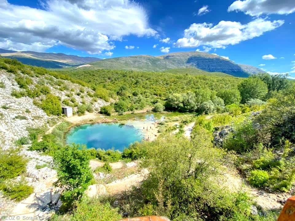 paysage de la source cetina