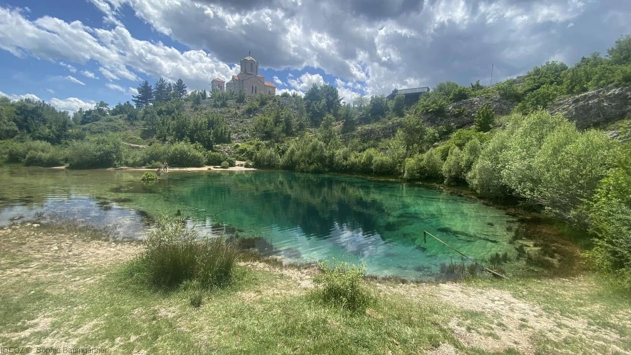 source de la riviere izvor cetina au printemps