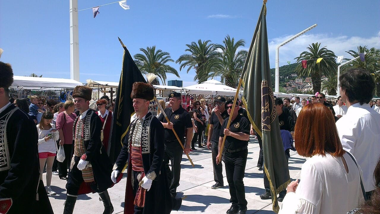 Procession de Sveti Duje sur la Riva à Split