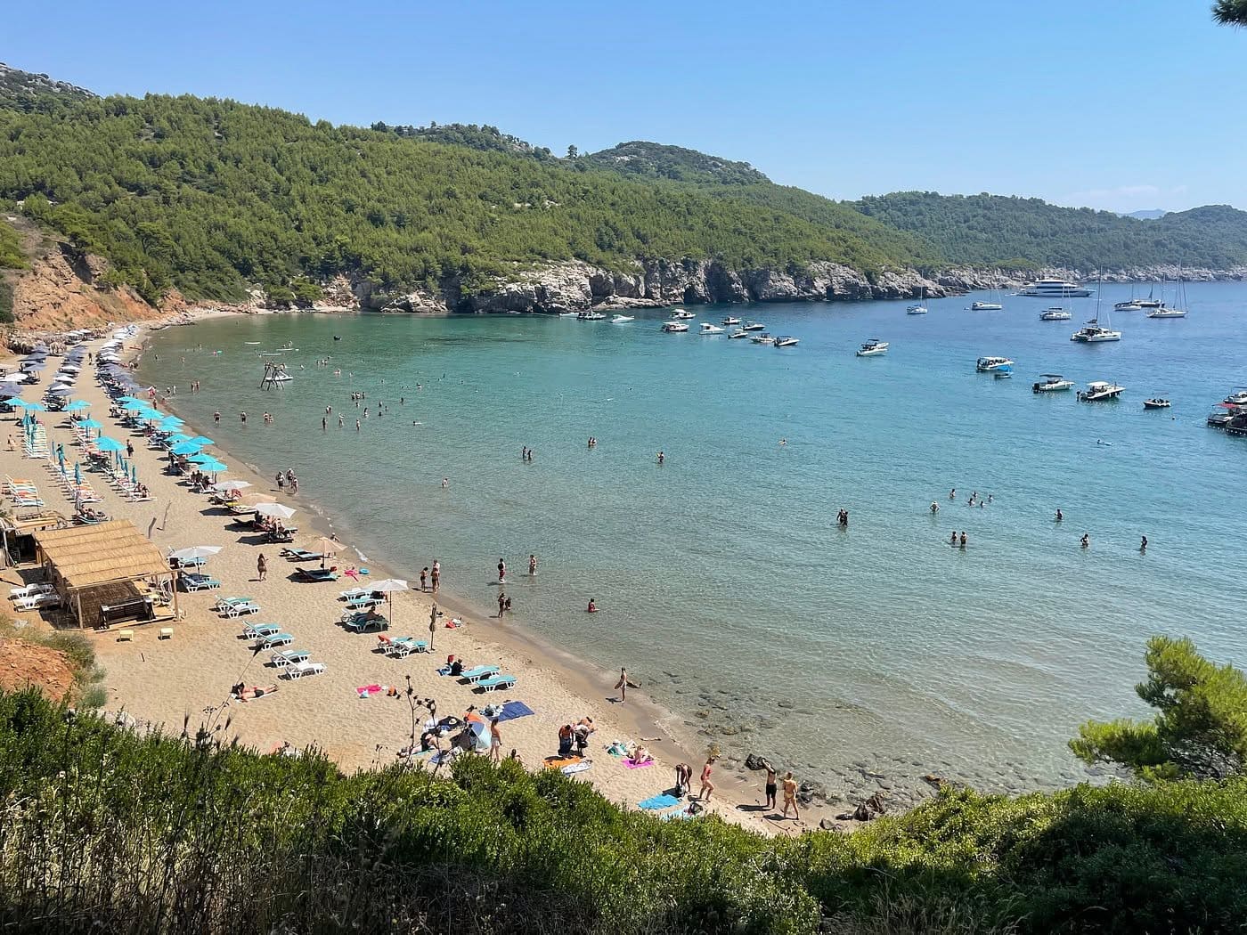 lopud plage de sable de sunj croatie