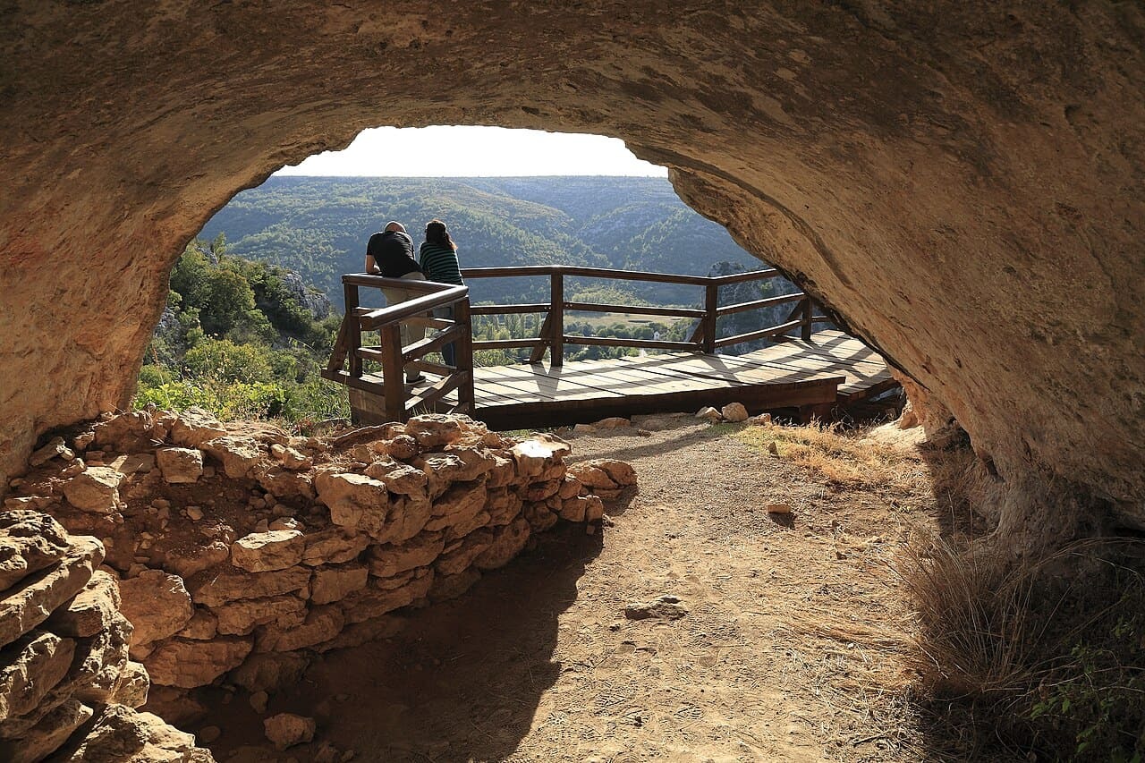 oziđana pećina grotte parc national krka roski slap plus facile d'accès depuis Bogatić Miljevački