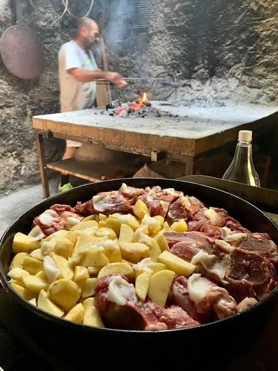 ramića dvori préparation peka