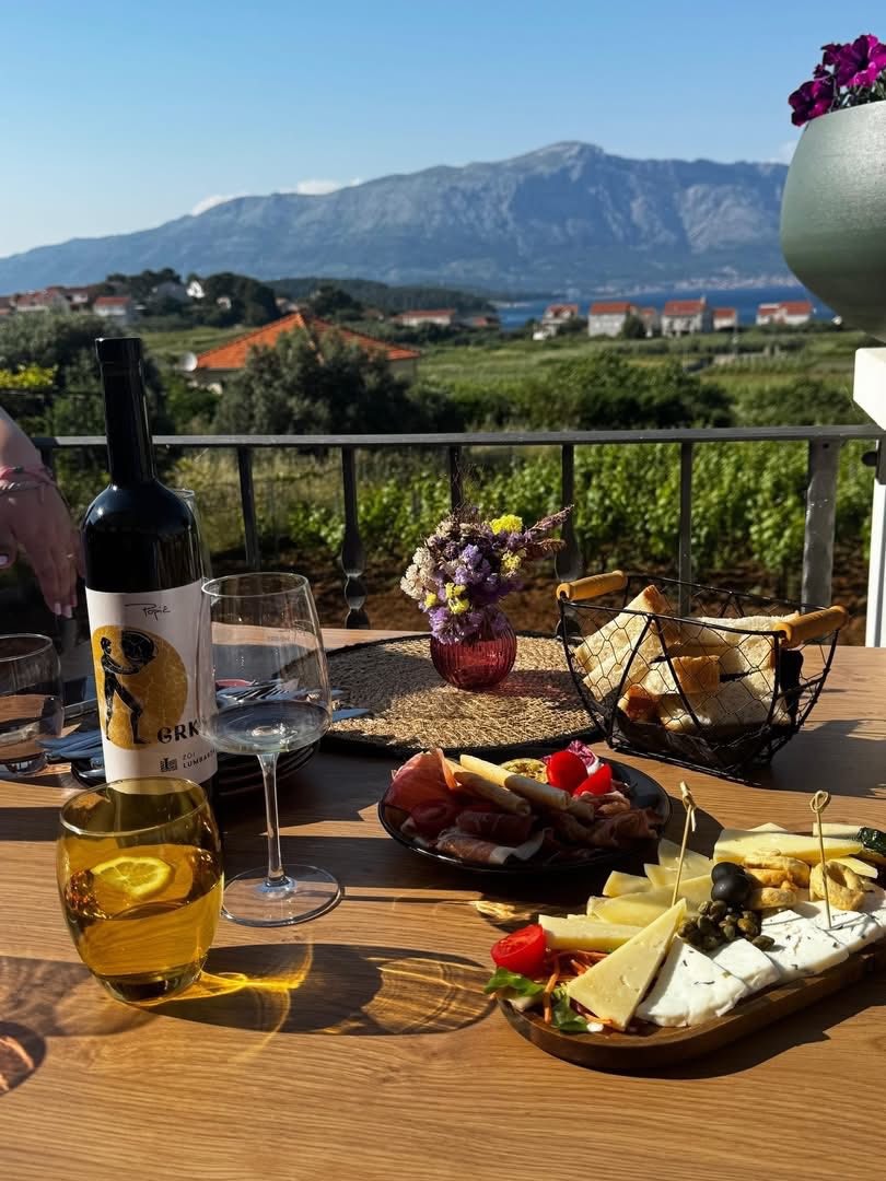dégustation des saveurs de korcula wine tour korcula avec gaby