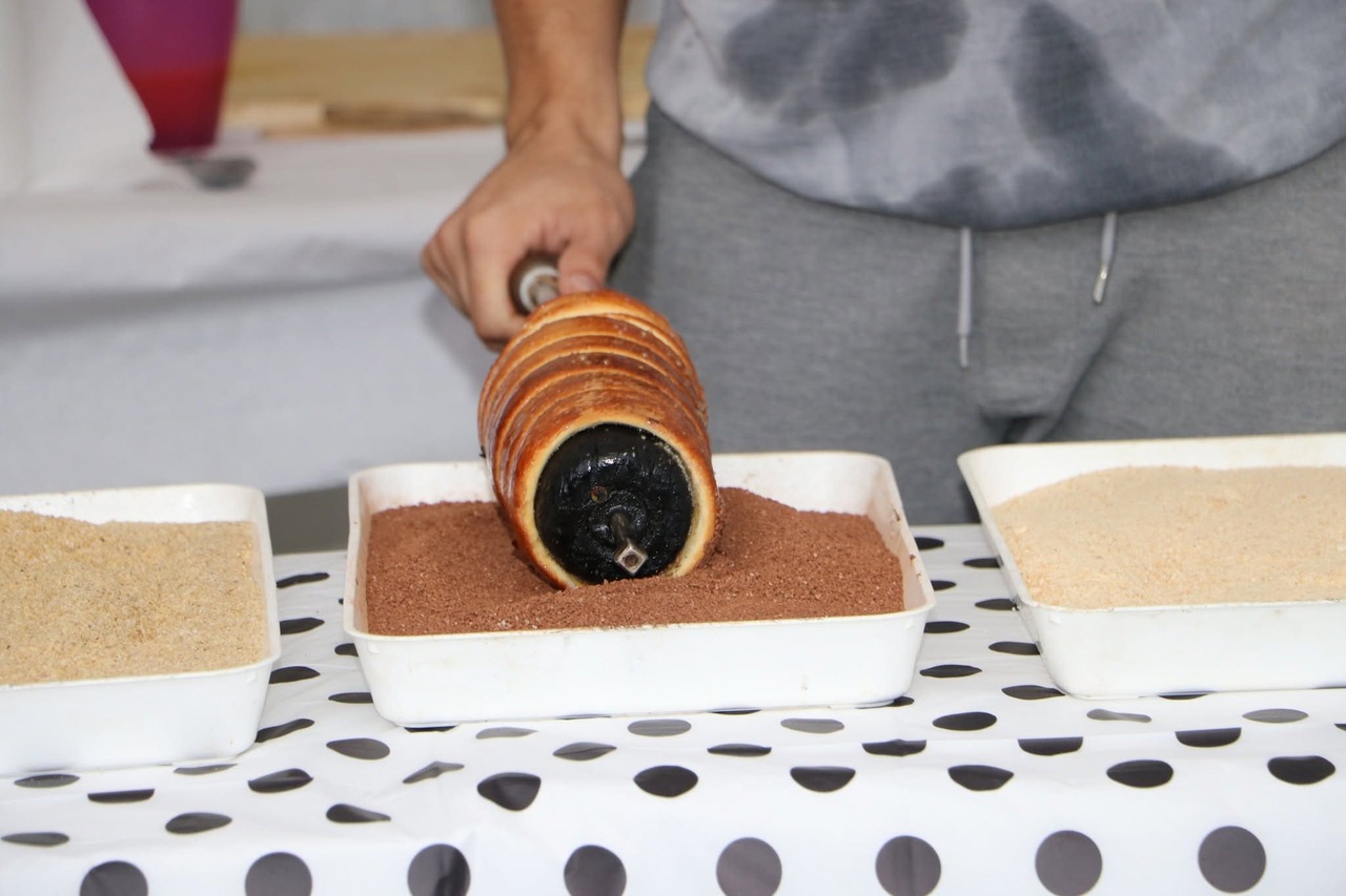 kürtőskalács gateau cheminée hongrois