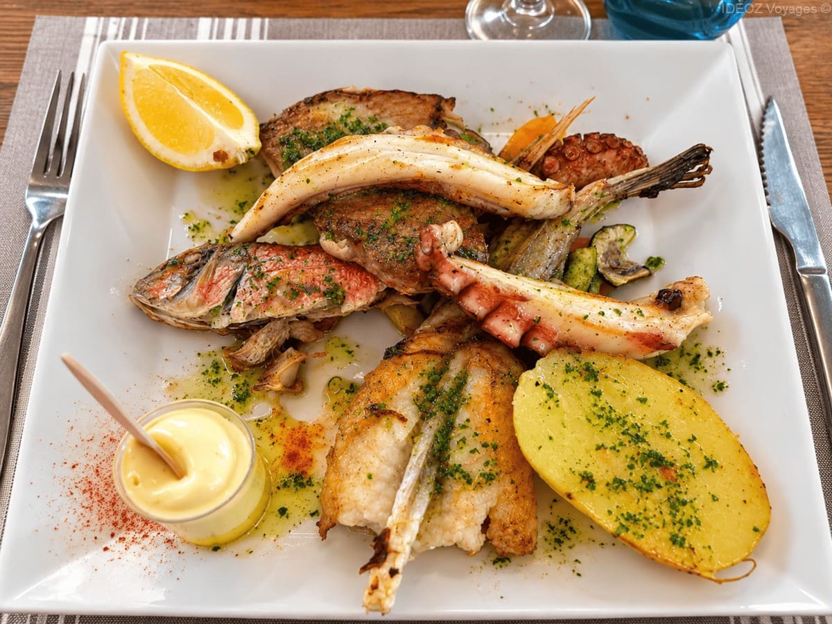 parillade poissons le lamparo port la nouvelle