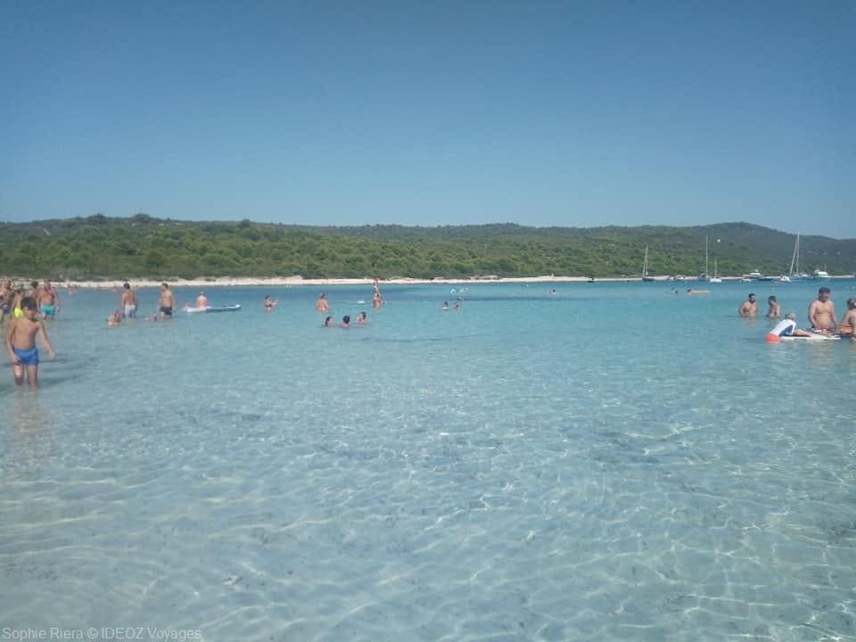 plage de sable sakarun dugi otok