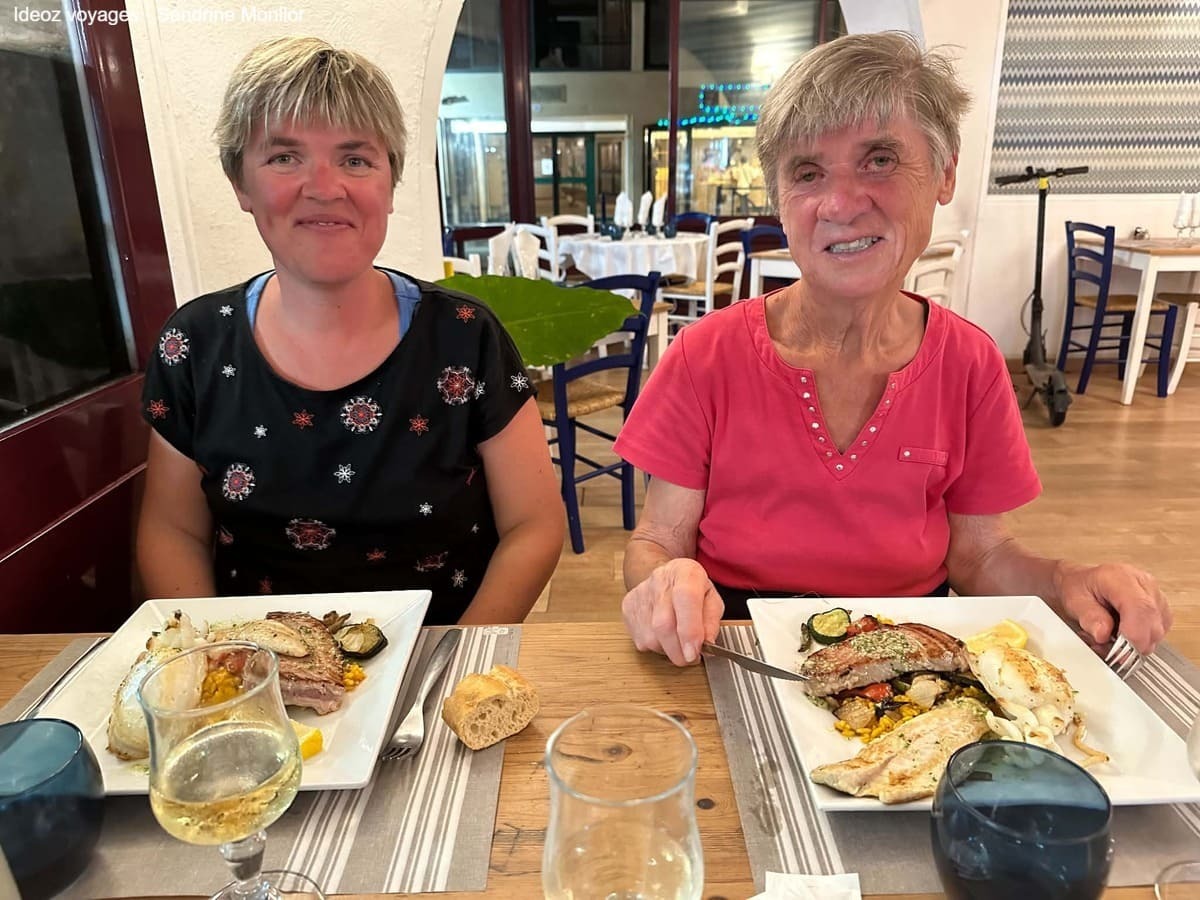 repas menu à 34 euros au restaurant le lamparo port la nouvelle