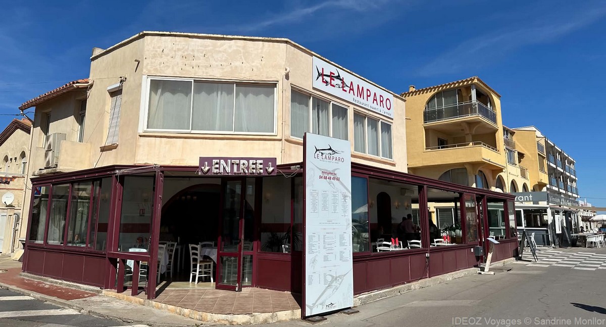 restaurant le lamparo port la nouvelle extérieur