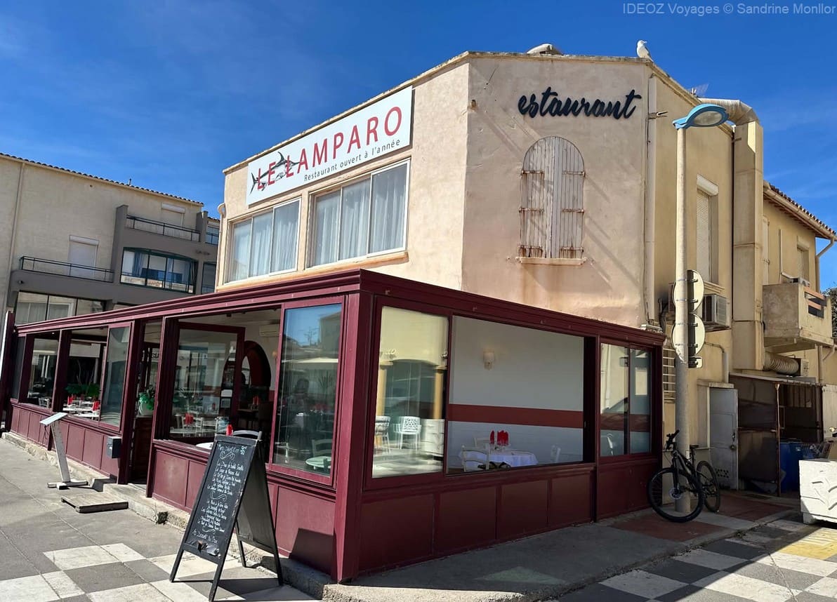 restaurant le lamparo port la nouvelle façade