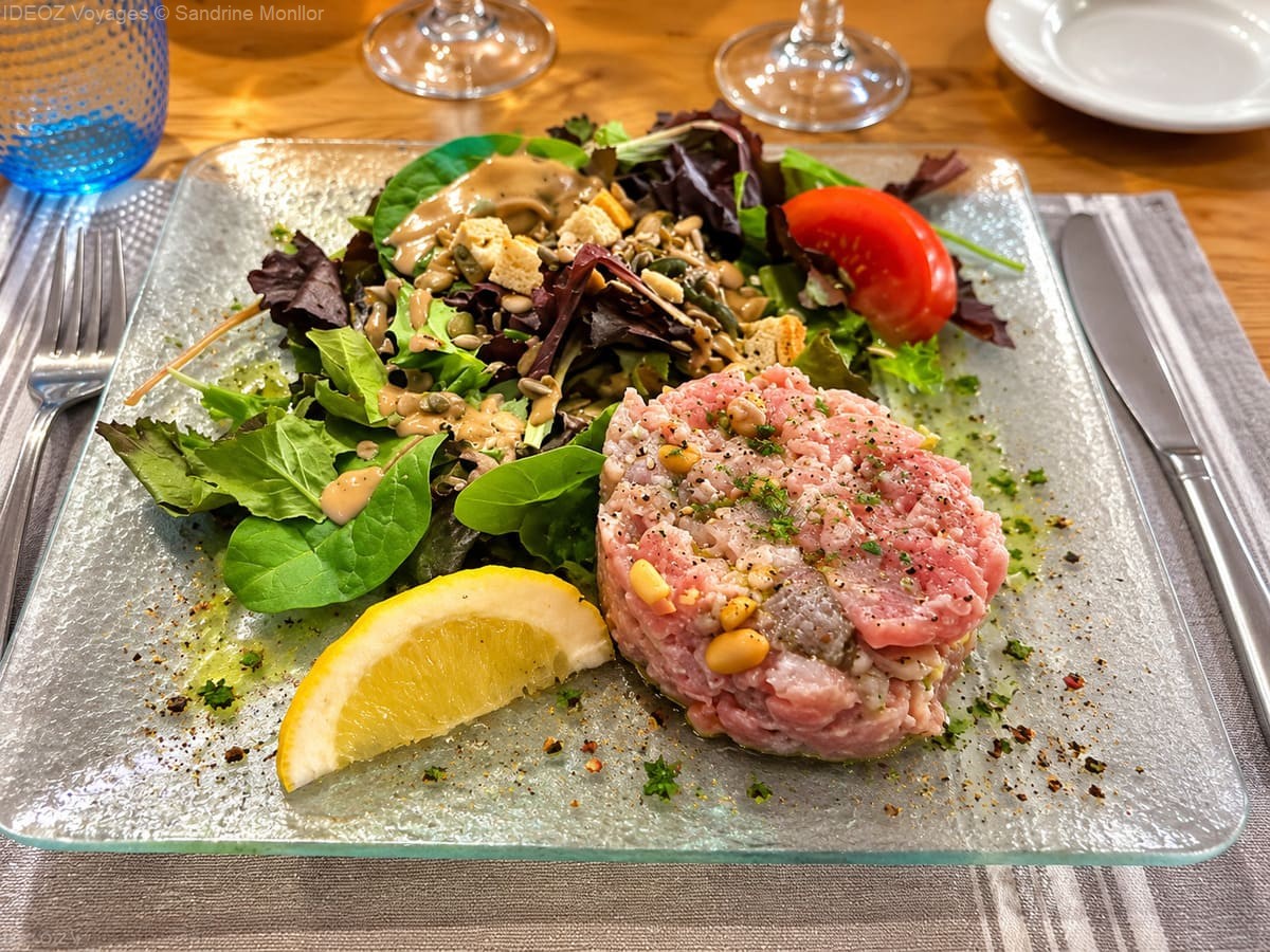 tartare de thon le lamparo port la nouvelle