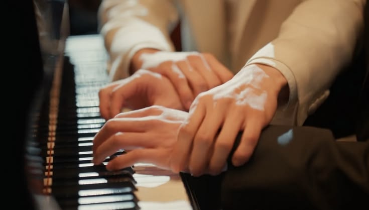 4 mains 2 sonates quand kang pio aide choi jeonyo à trouver le piano alors qu'il a les yeux bandés