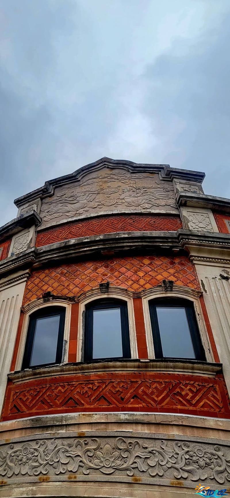 façade traditionnelle briques rouges quanzhou