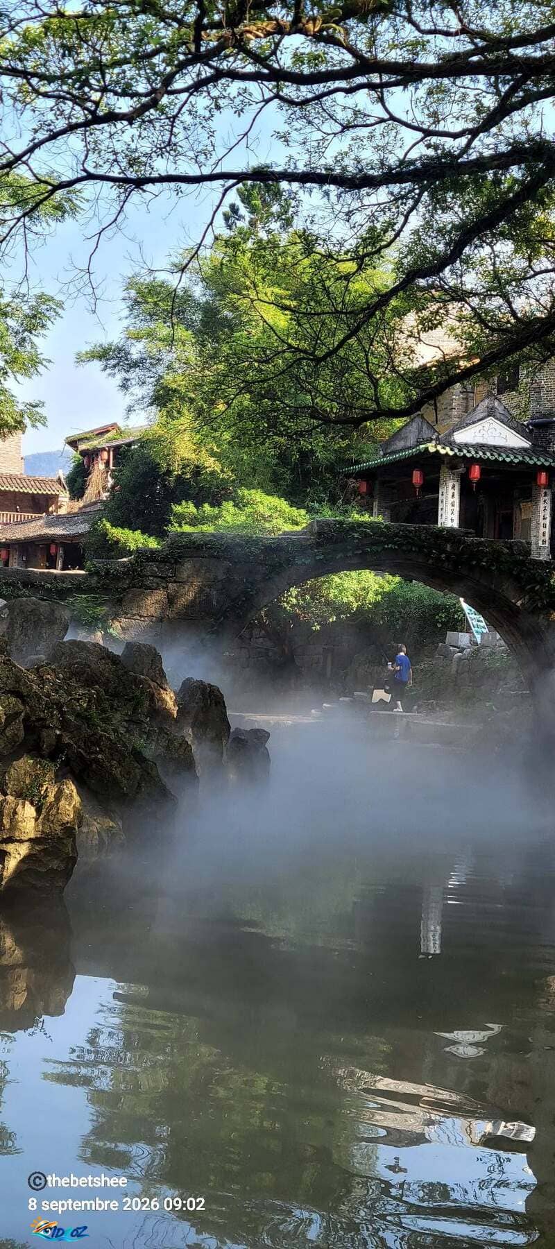 huangyao pont dailong brume