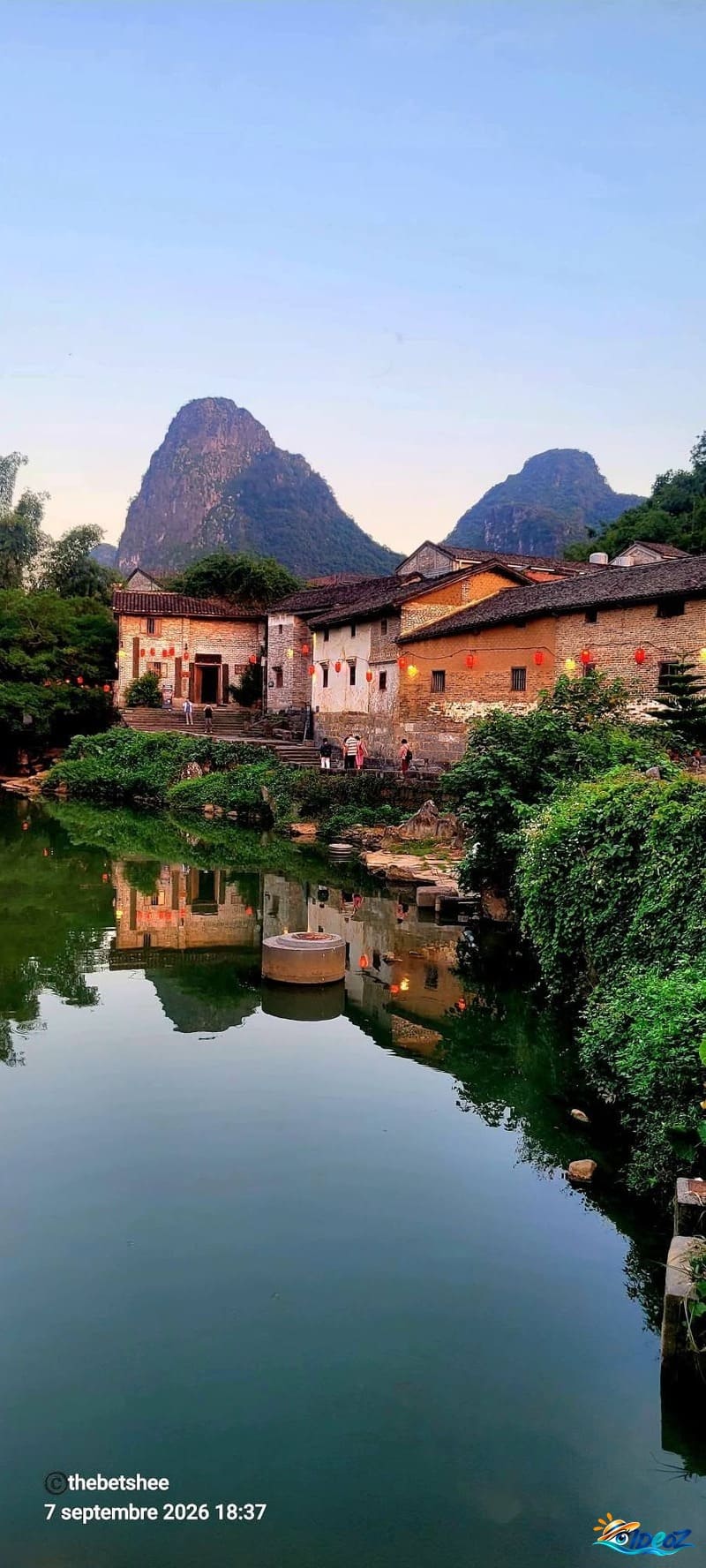 huangyao village chinois ancien paysages karstiques