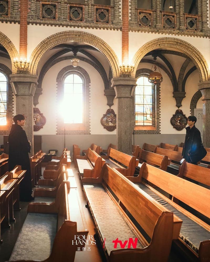 retrouvailles entre choi jeongyo et kang pi o dans l'église en republique tcheque 4 mains 2 sonates