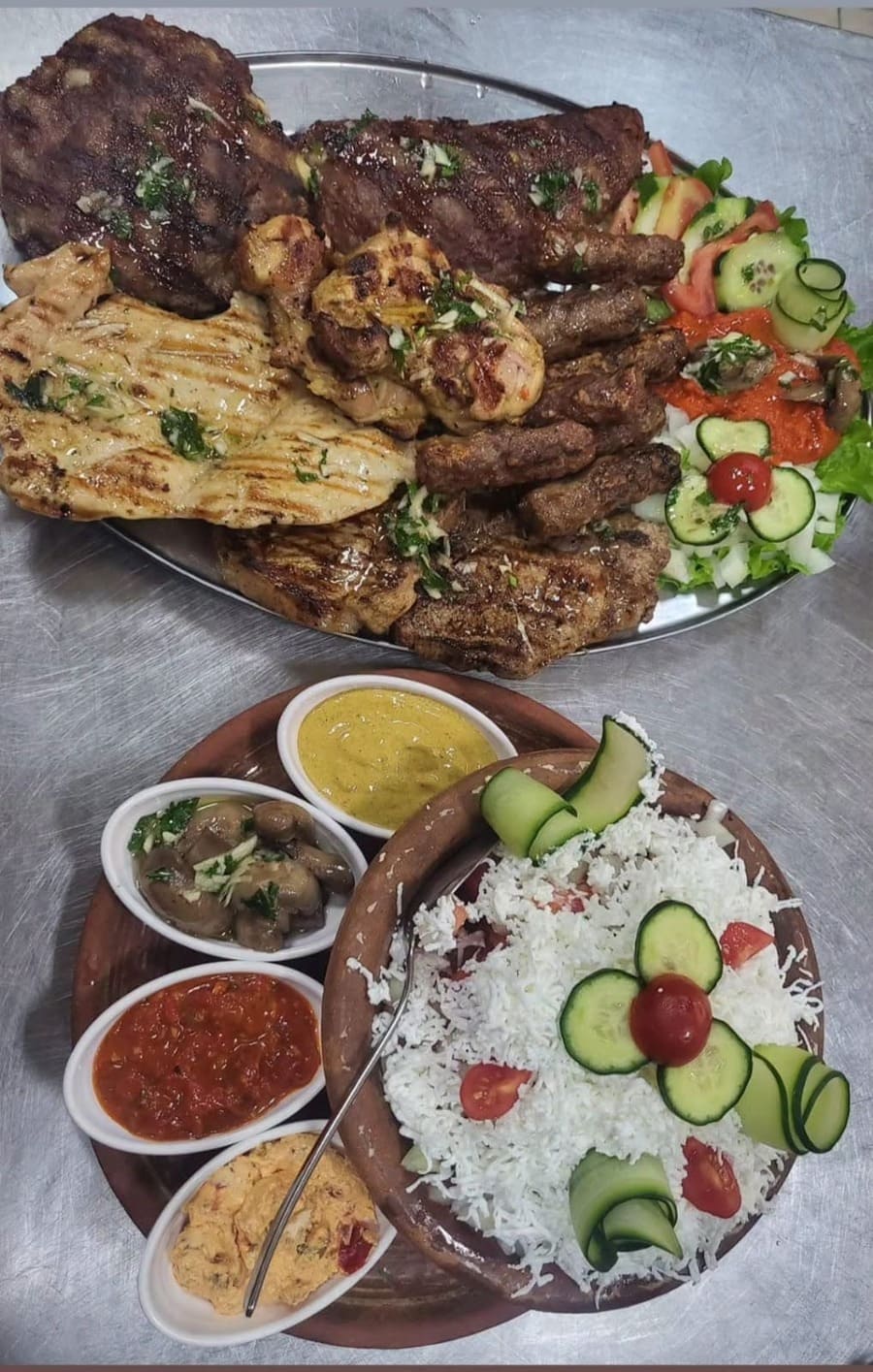 makedonska kuca split salade sopska mix grill